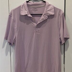 J. Crew Purple Striped Polo Shirt
